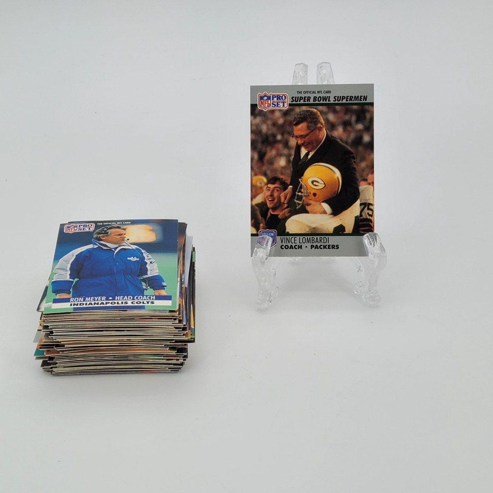 Pro Set 1991 NFL Football Coaches Lot 90+ Cards